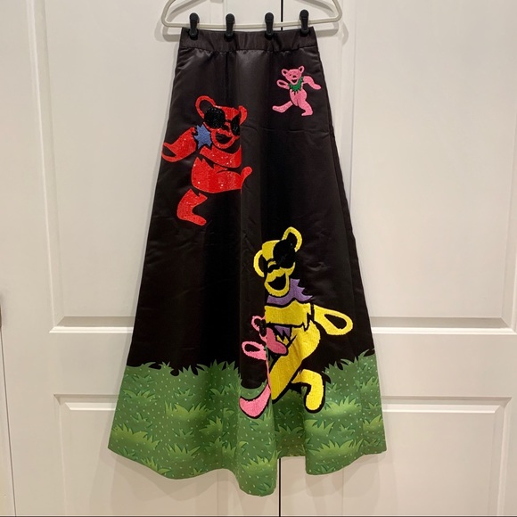 Alice + Olivia Dresses & Skirts - Alice + Olivia Grateful Dead Bear Pop Art Skirt
